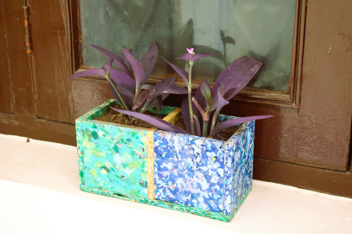 Planter (Dual Compartment) - Upcycled, Versatile and Eco-friendly